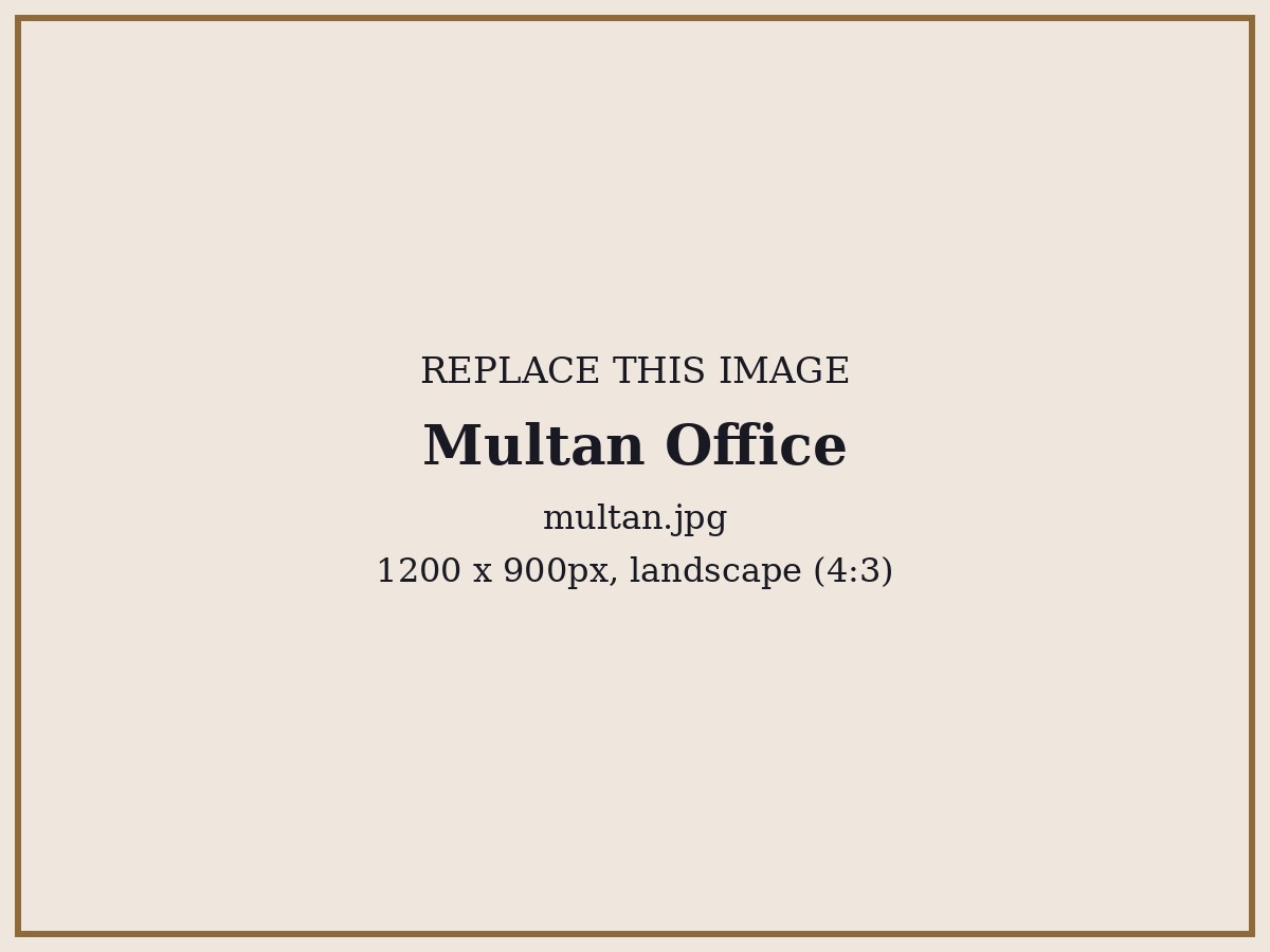 Multan District Courts - Advocate Shahinshah Hussain Kulachi
